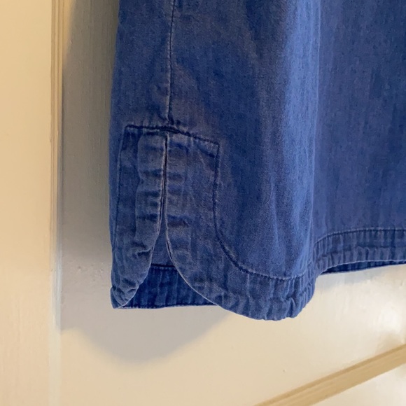 Old Navy sz S chambray/dark denim colored long sleeved dress - Picture 5 of 11